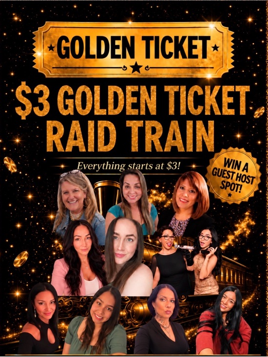 Accessories - $3 Golden Ticket Raid Train 🎟️ 🚂 September 29th
